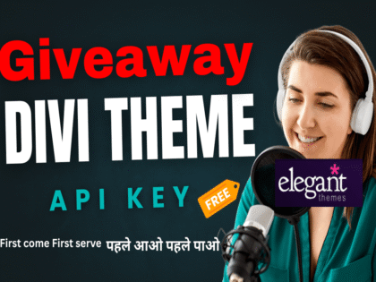 Giveaway divi free for website